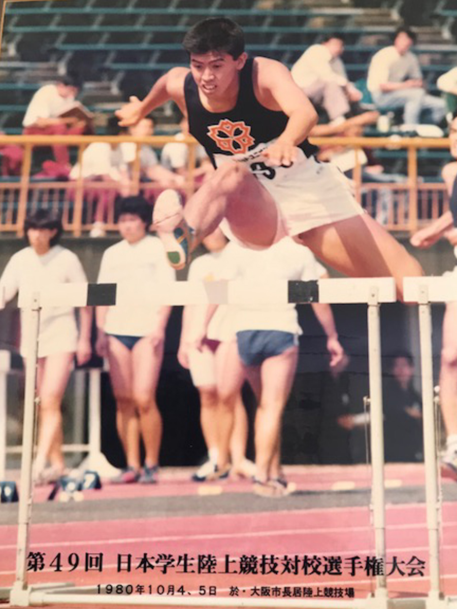 アスリート時代の写真