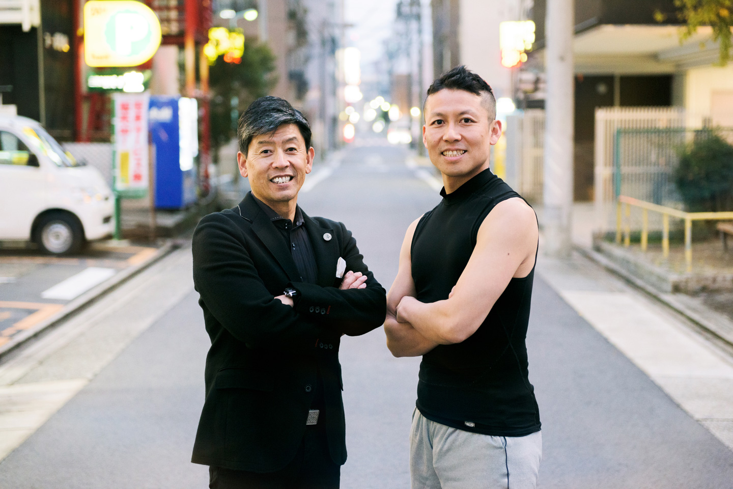 安座間と吉武の写真