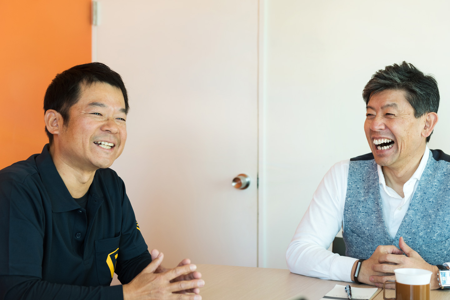 宮田と吉武の写真