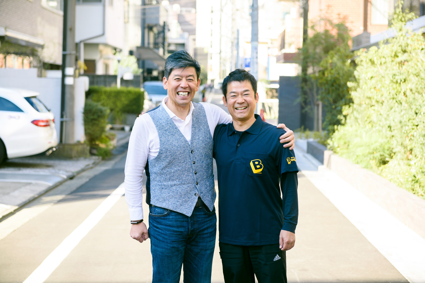 宮田と吉武の写真