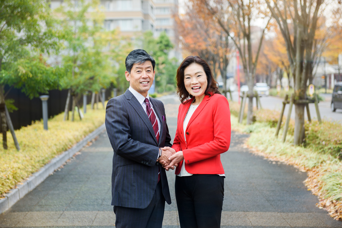 奥園と吉武の写真