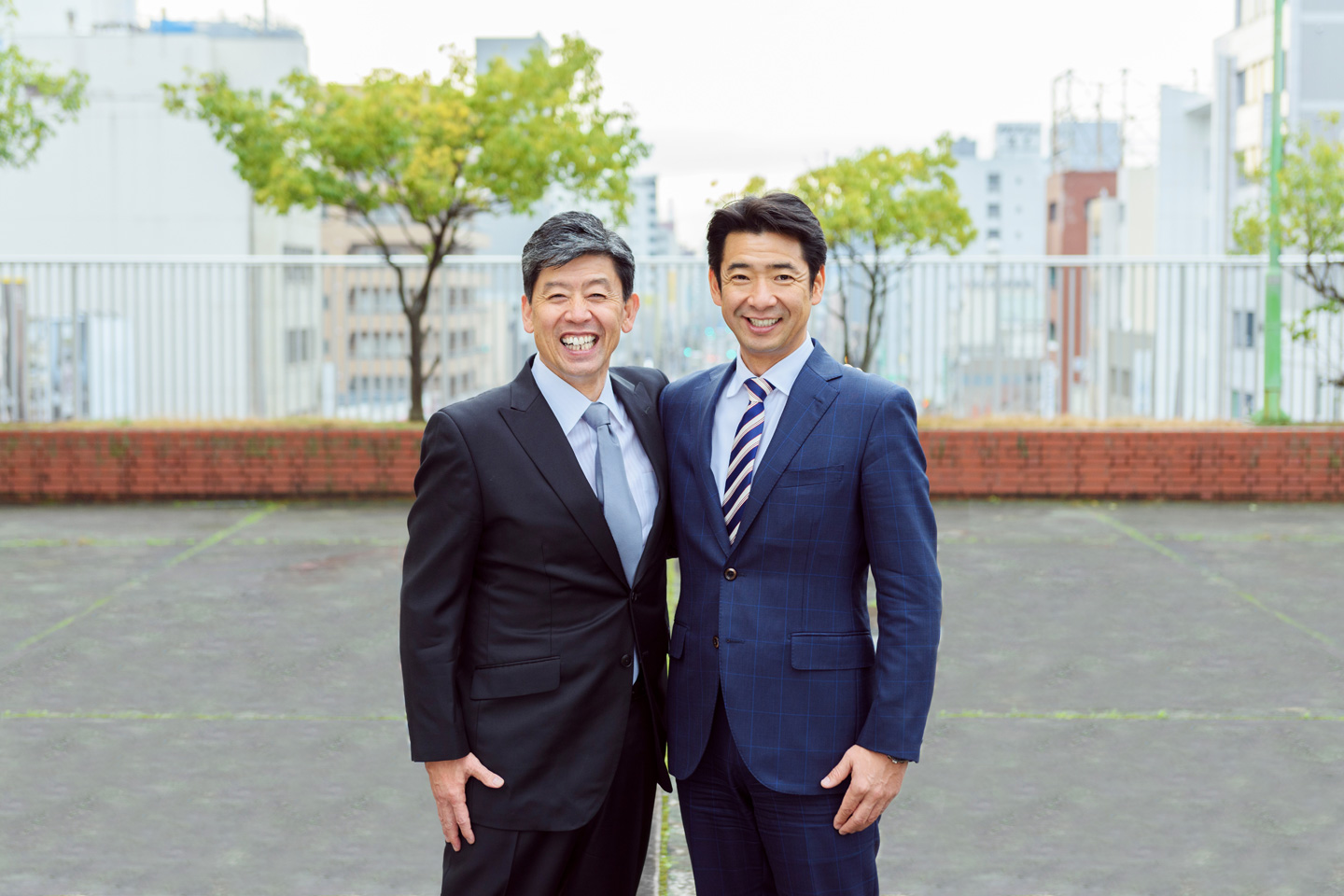 重盛と吉武の写真