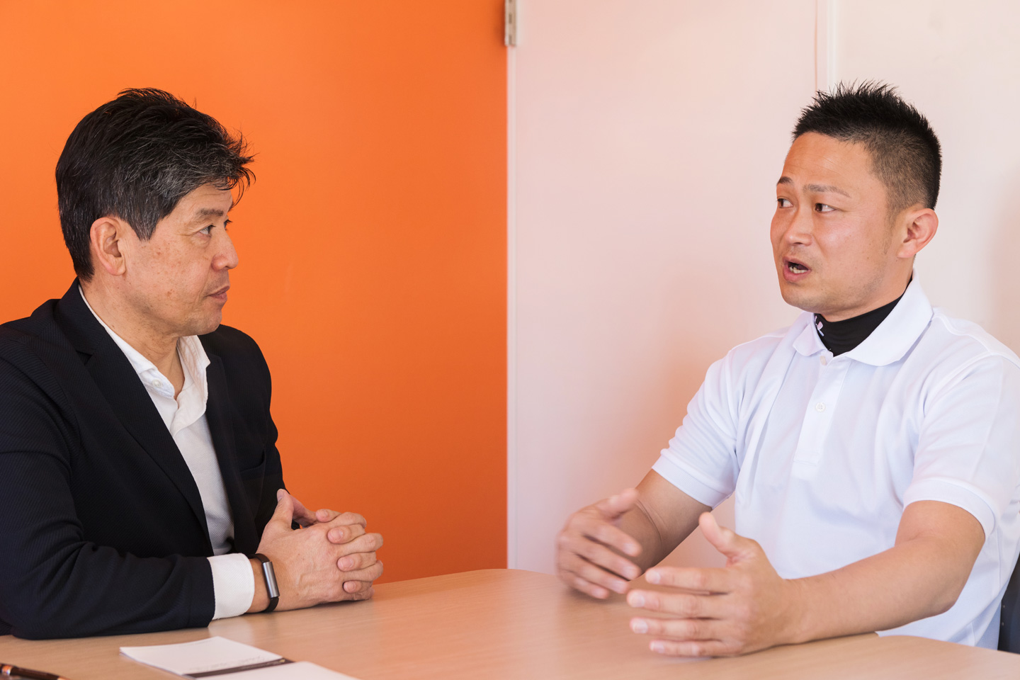 田畑と吉武の写真