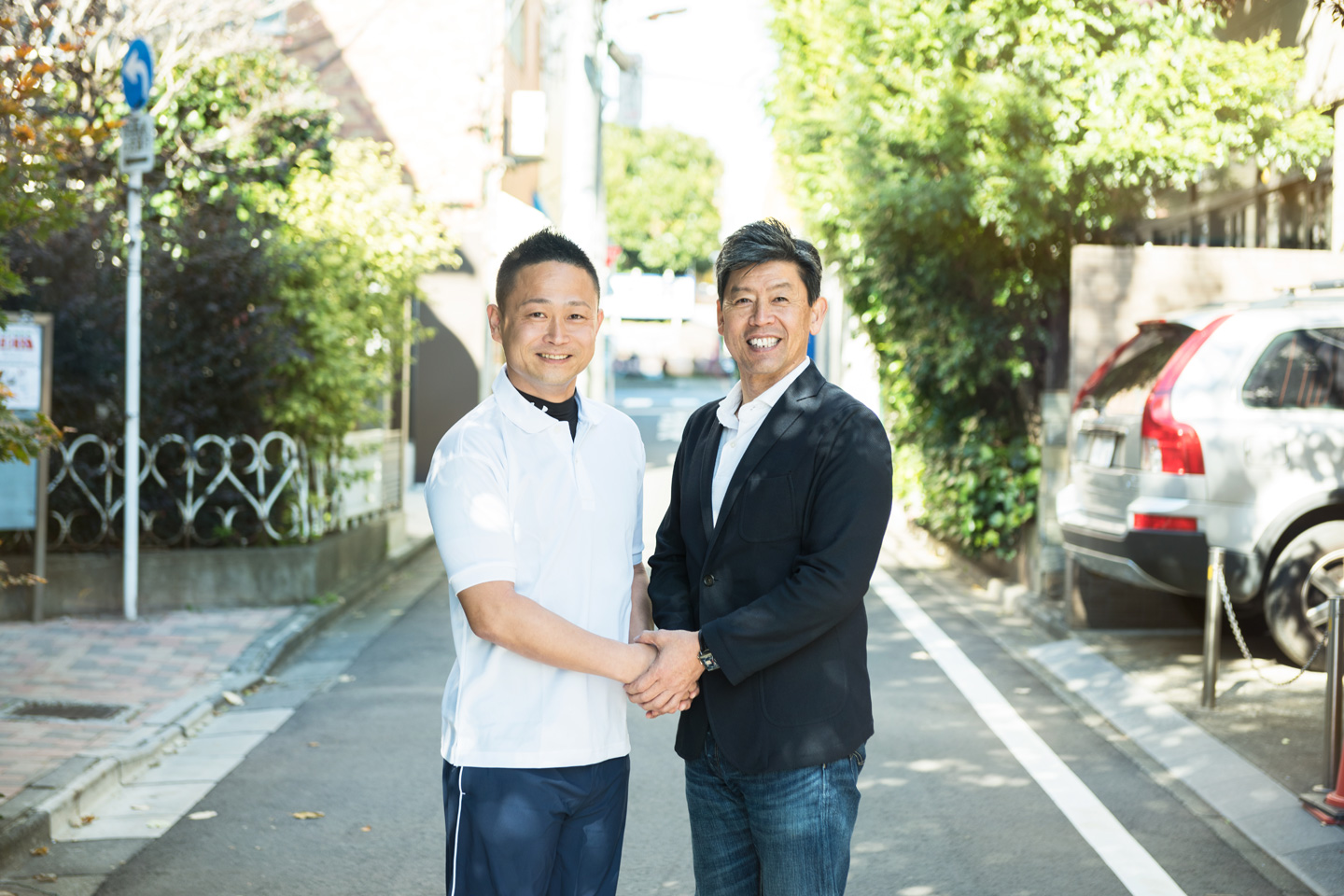 田畑と吉武の写真