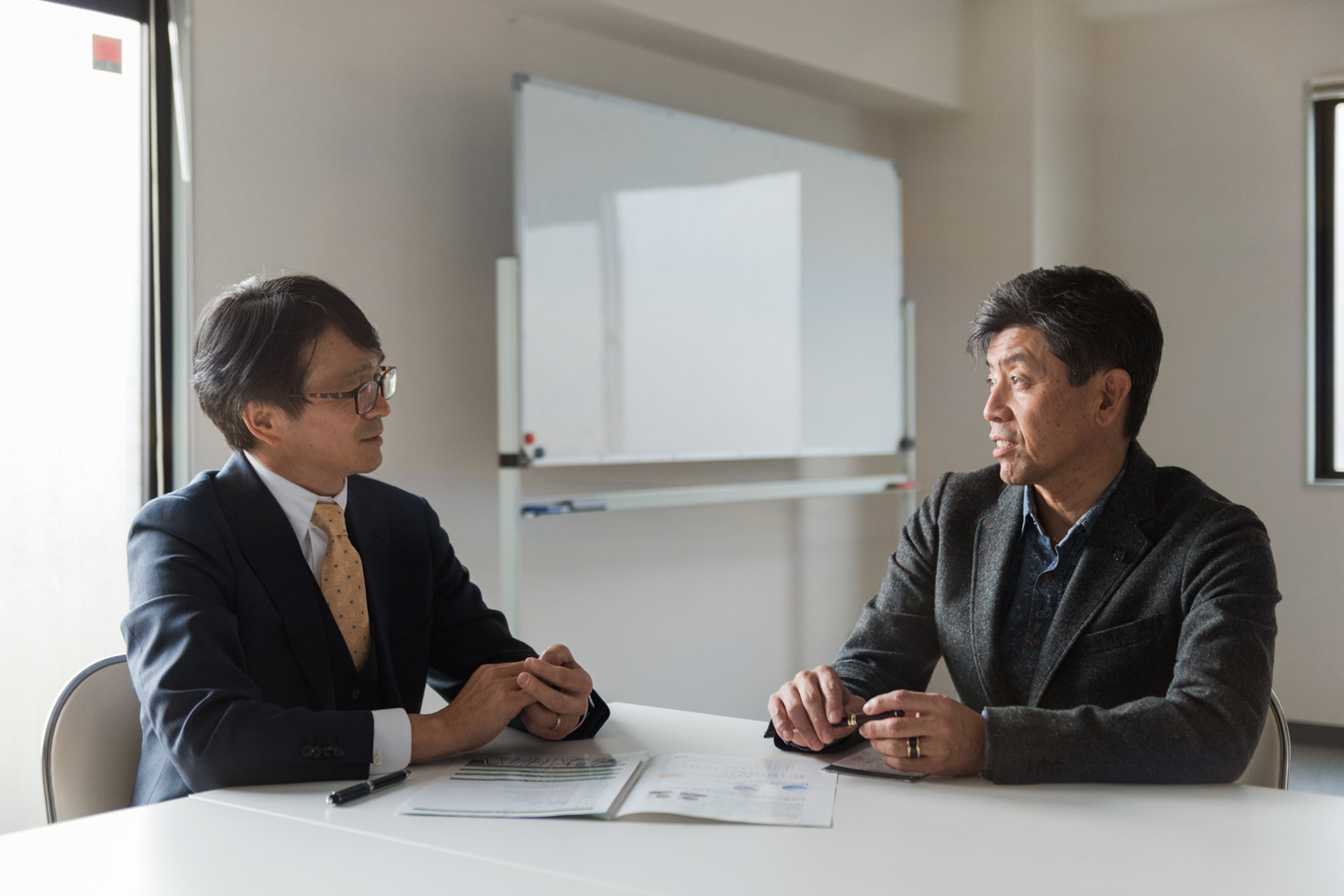 八下田と吉武の写真