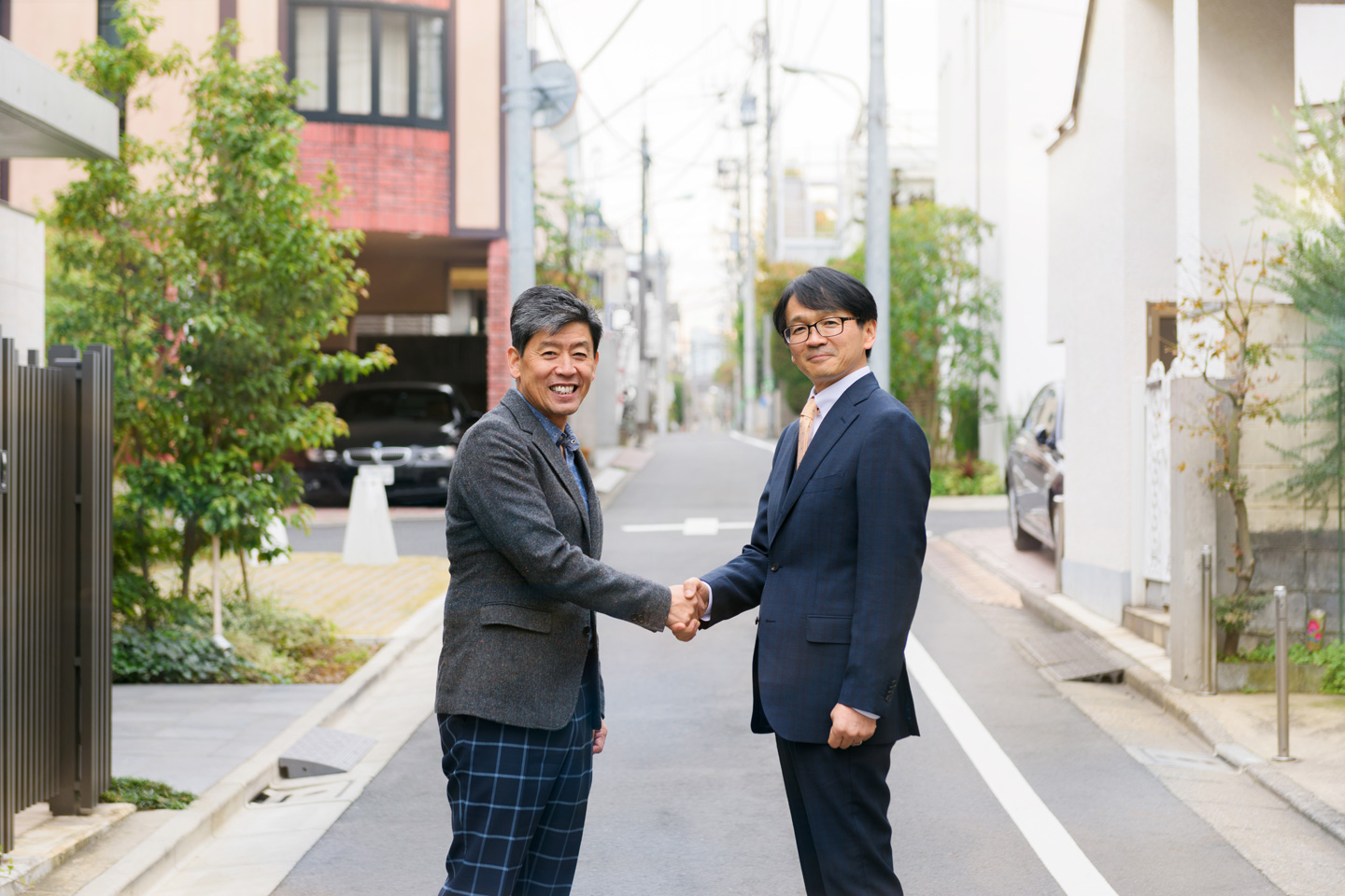 八下田と吉武の写真